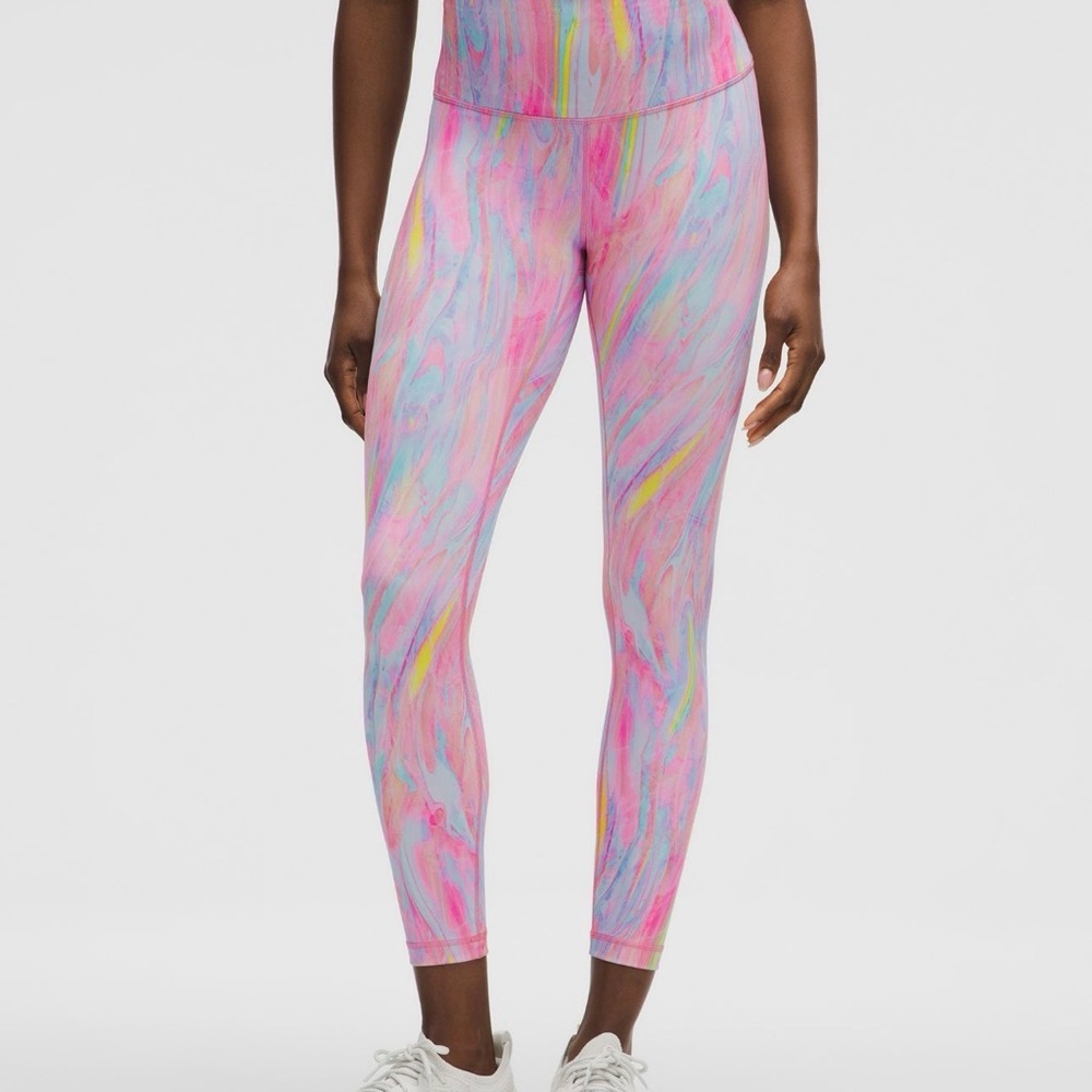 Lululemon Wunder Train HR Tight Prism Colorful Women's Leggings Sz 8 NWT
